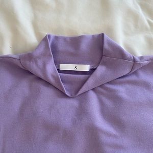 Amazon small purple turtleneck